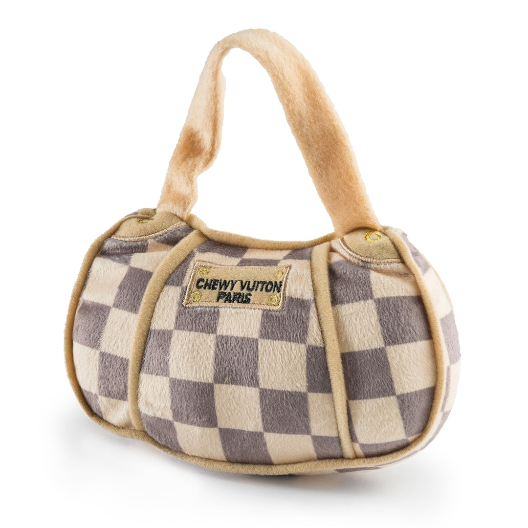 Chewy Vuitton Handbag Dog Toy