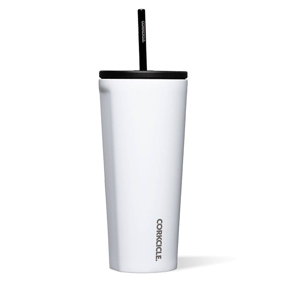 Gloss White 24 oz. Corkcicle Cold Cup
