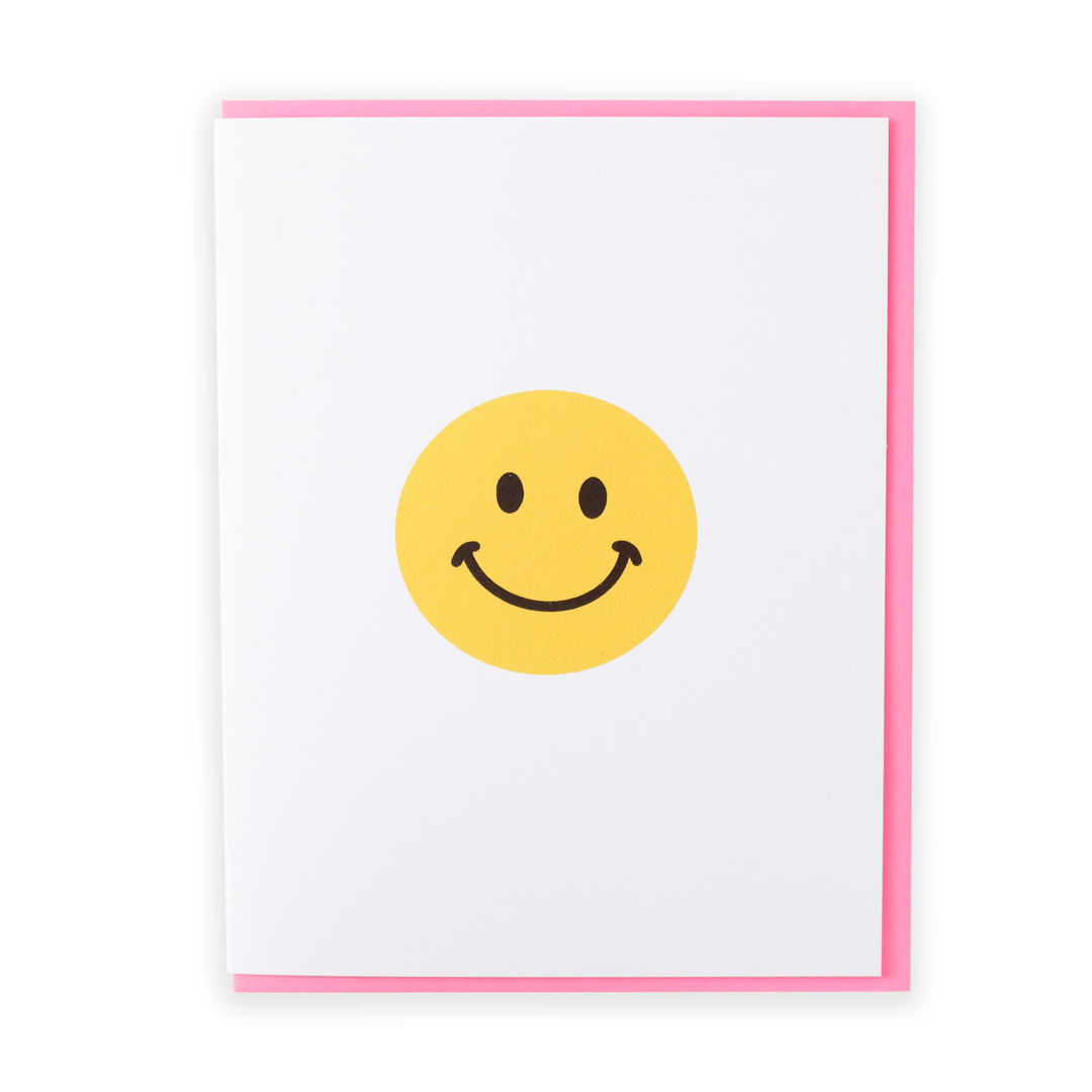 Smiley Face Greeting Card