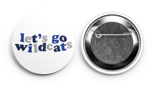 Let’s Go Wildcats Game Day Button