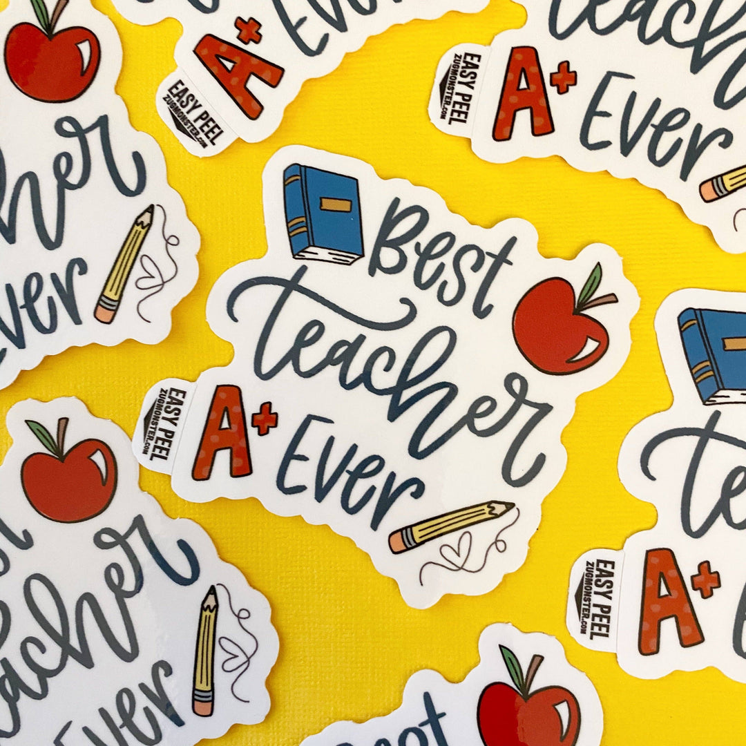 Best Teacher Ever Sticker