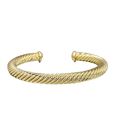 Gold Cable Cuff