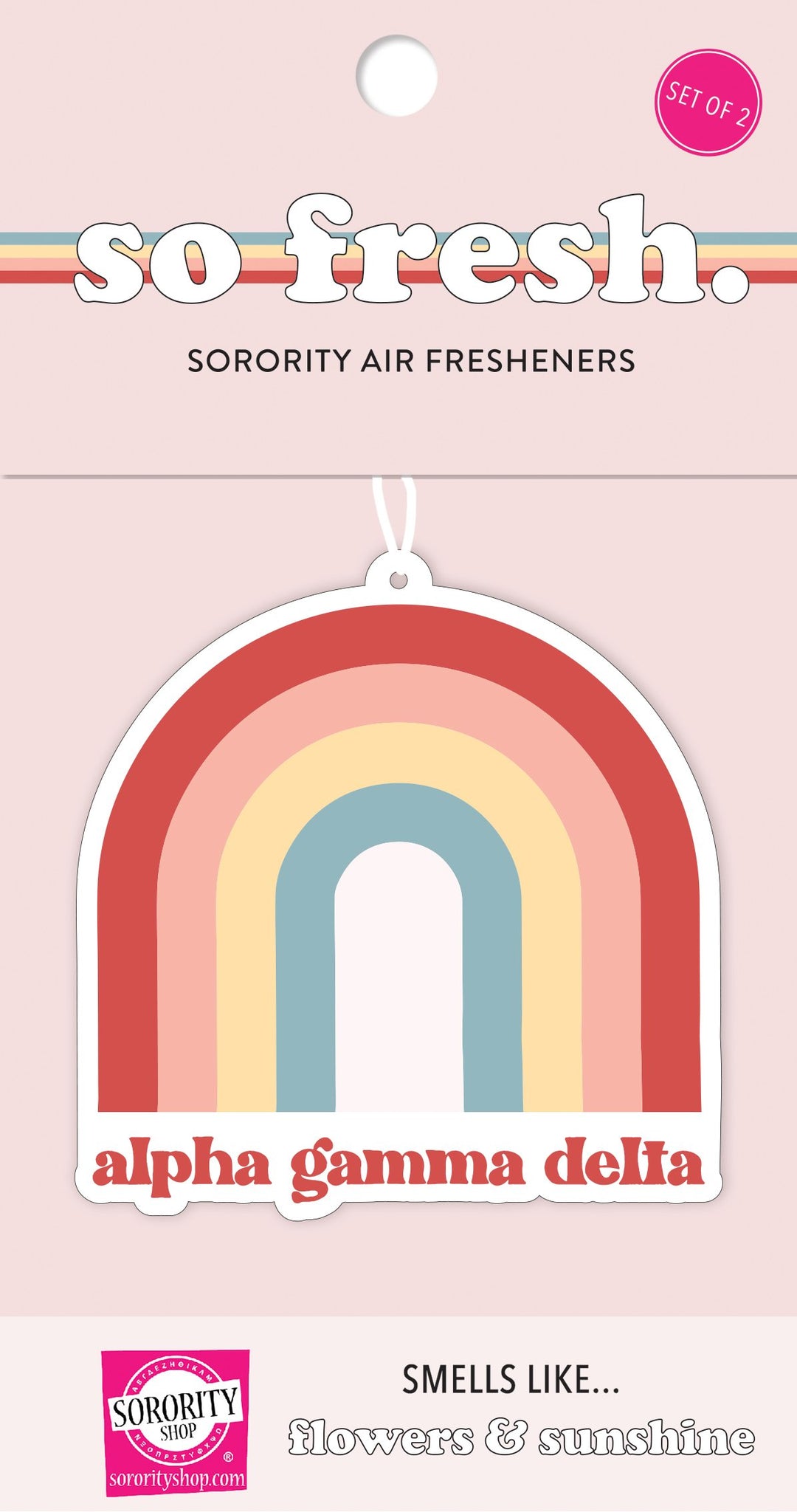 Rainbow Sorority Air Freshener