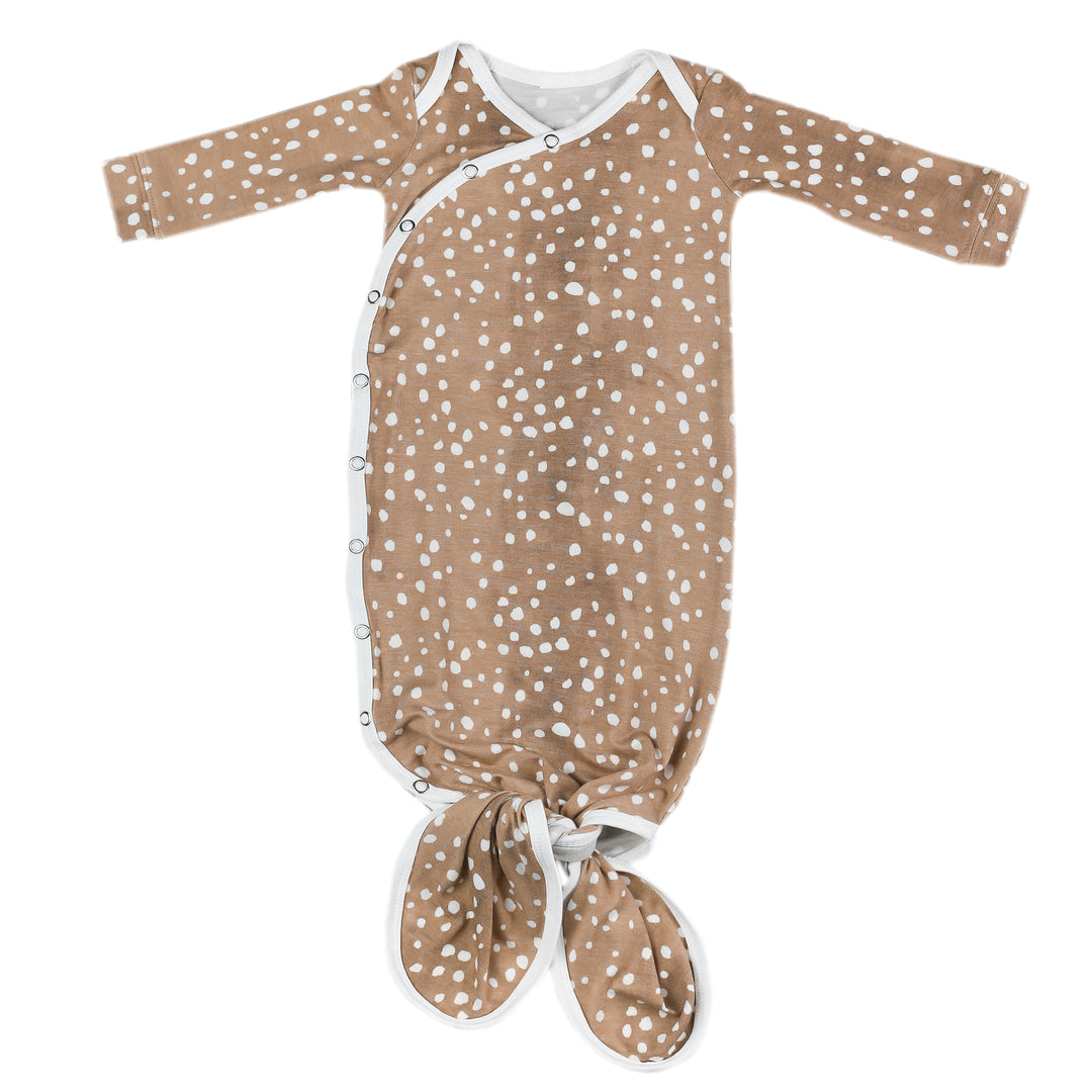 Fawn Newborn Knotted Gown