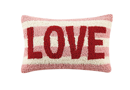 Love Stripe Hook Pillow