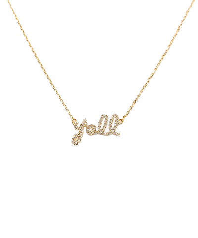 Y'all Pave Necklace
