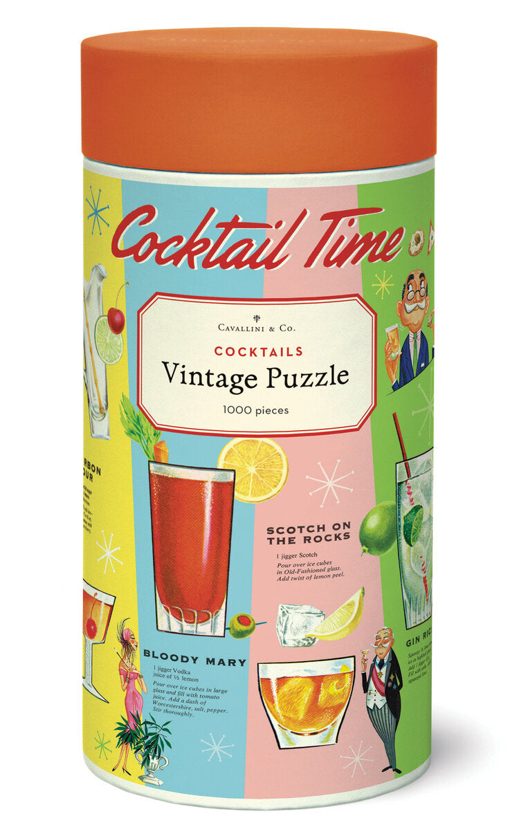 Cocktails Vintage Puzzle
