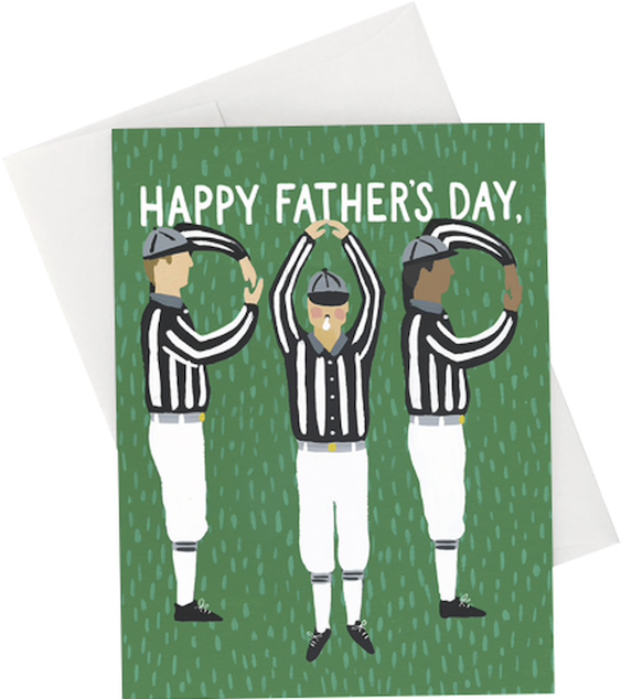 Father's Day Referee Card