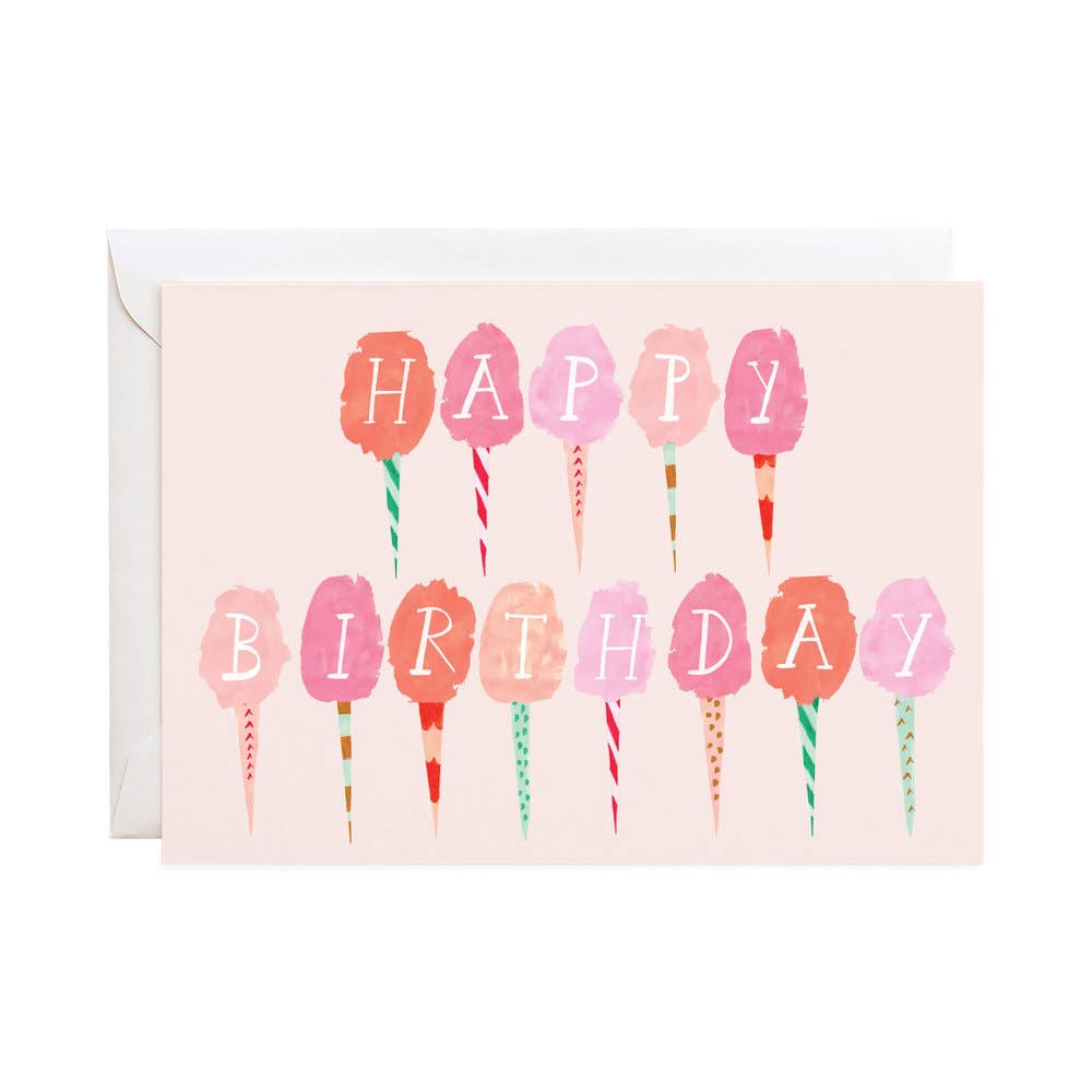 Cotton Candy Greeting Card