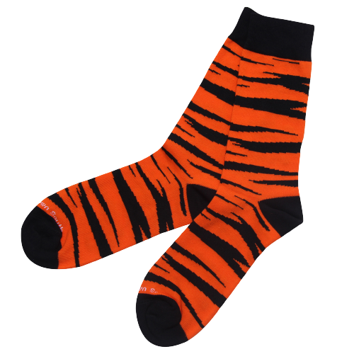 Bengals Striped Socks