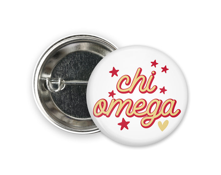 Sorority Star Game Day Button