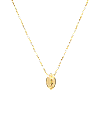 Gold Football Necklace