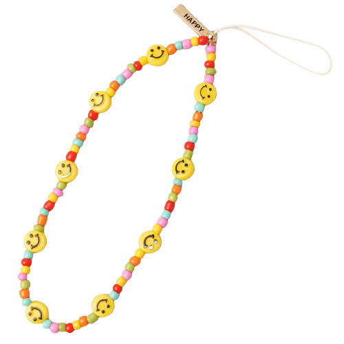 Happy Smiley Phone Strap