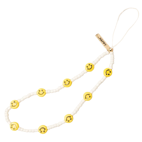 Happy Smiley Phone Strap - Thumbnail 2