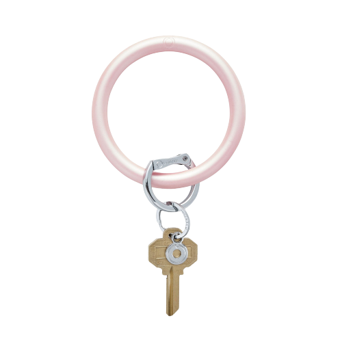 Pearlized Rose Oventure Key Ring