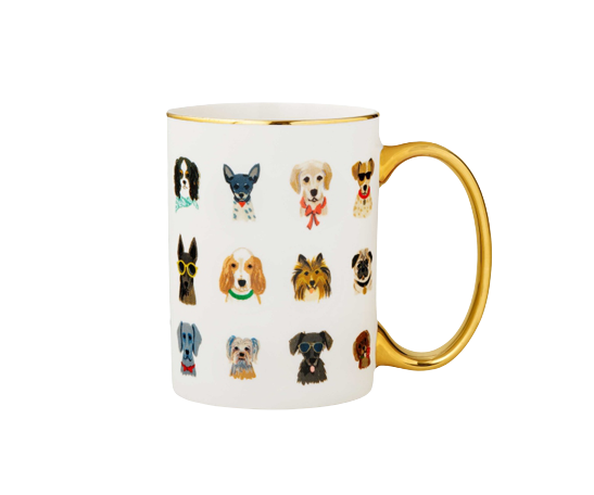 Hot Dogs Porcelain Mug