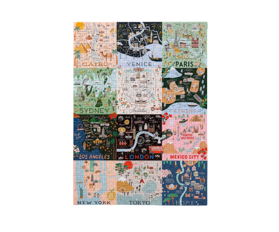 Maps Rifle Paper Co. Jigsaw Puzzle