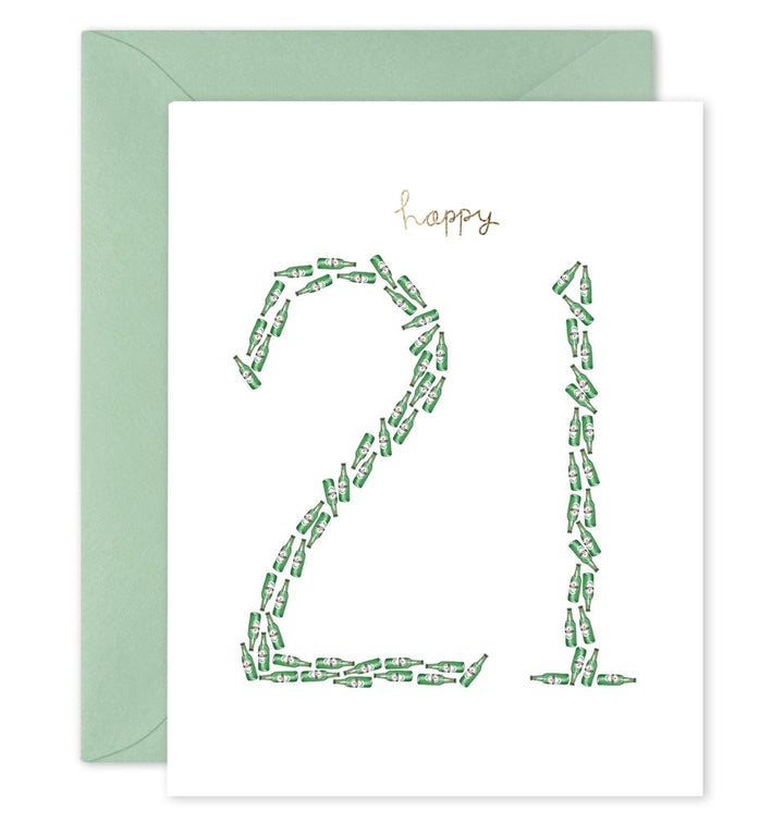 Happy 21 Card