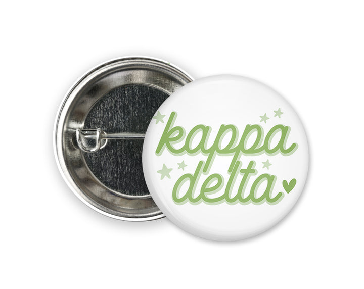 Sorority Star Game Day Button