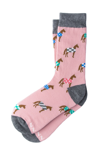 Pink Horsin’ Around Socks