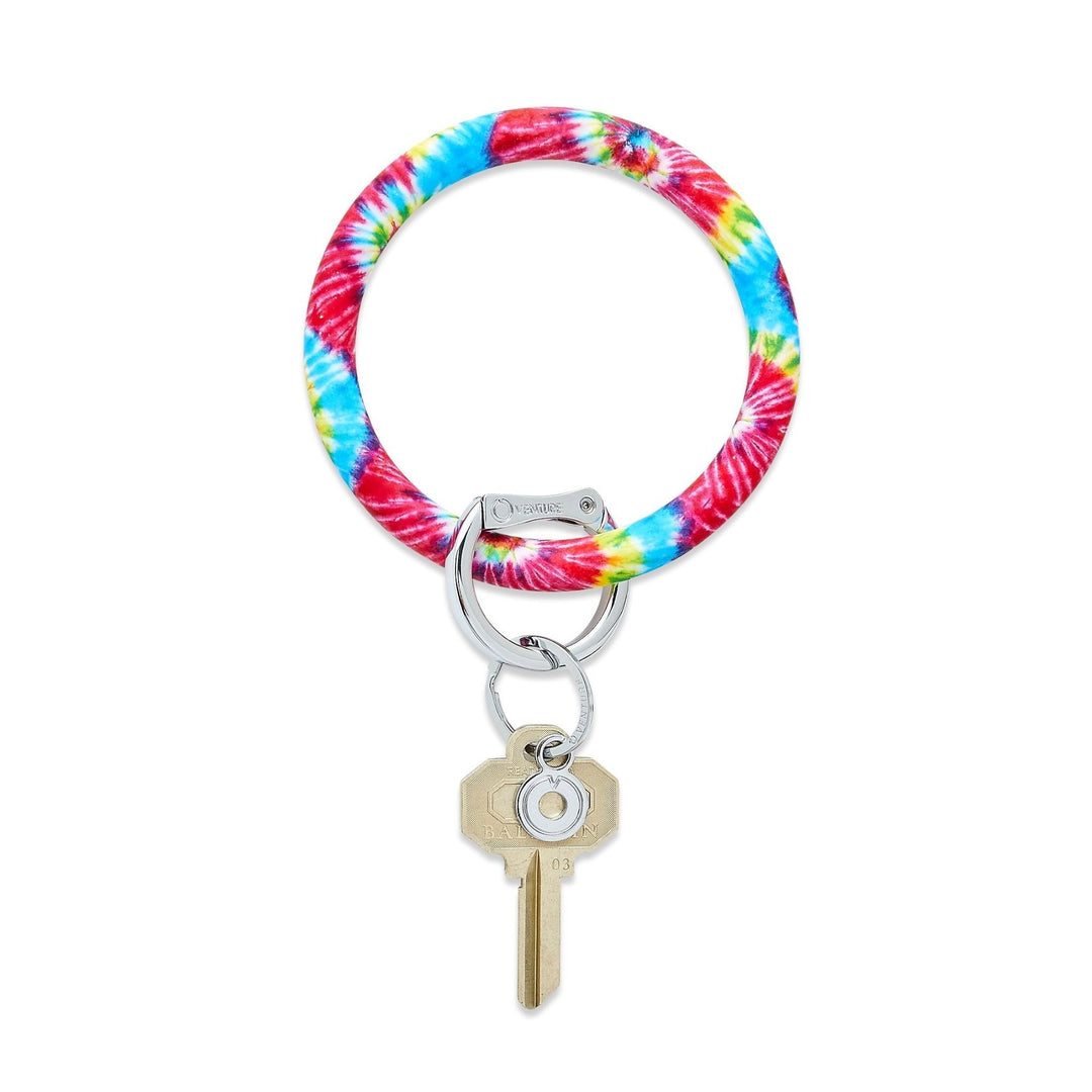 Rainbow Tie-Dye Oventure Key Ring