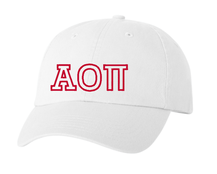 AOII Sorority Outline Cap